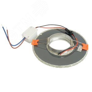 Светильник ИВО-50w G5.3 со светодиодной подсветкой 4000К прозрачный хром 5