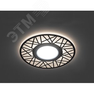 Светильник ИВО-50w G5.3 со светодиодной подсветкой 4000К белый (CD991) 2