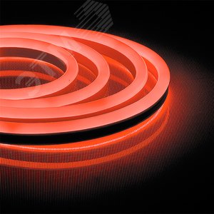 Лента светодиодная 12Вт/м 220В красный IP67 144LED/м LS721 неоновая - Feron