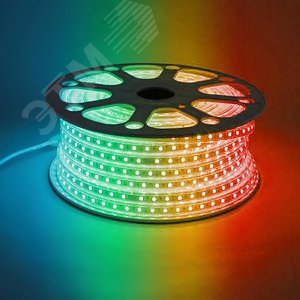 Лента светодиодная 11Вт/м 220В RGB IP65 60LED/м LS706 3