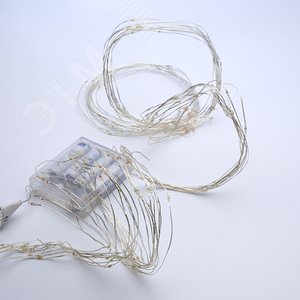 CL53 Гирлянда на елку, 200 LED мульти, 10 веток* 20 лампочек, 2м + 1м шнур, IP20 | 32986 | FERON - фото 4