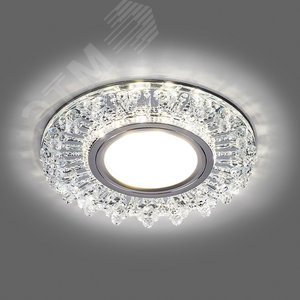 Светильник точечный потолочный встраиваемый CD944 15LED*2835SMD 4000K, MR16 50W G5.3, прозрачный, хром | 32992 | FERON 2