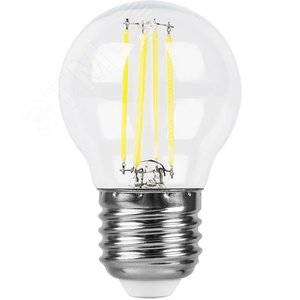 Лампа светодиодная LED 11вт Е27 белый шар FILAMENT 2