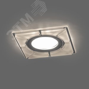 Светильник встраиваемый с LED подсветкой CD994 потолочный MR16 G5.3 белый матовый, хром | 40508 | Feron 2