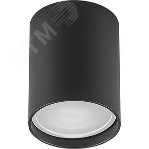 Светильник ДПО GU10 без лампы черный