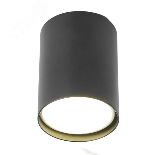 Светильник ДПО GU10 без лампы черный 2