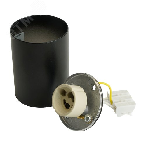 Светильник ДПО GU10 без лампы черный 3