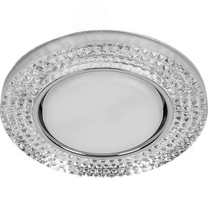 Светильник встраиваемый DL4120 потолочный GX53 прозрачный, хром | 40516 | Feron