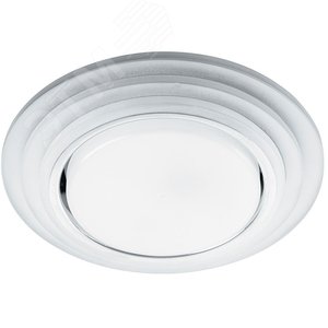 Светильник ДВО-15w GX53 без лампы со светодиодной подсветкой 4000К прозрачный хром