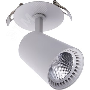 Светильник светодиодный ДВО-12w 4000К 1080Лм наклонный белый (AL181)