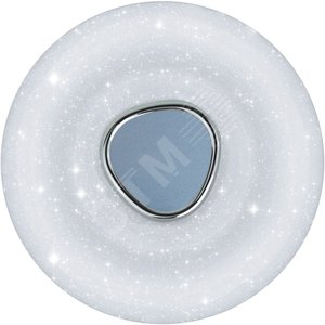 Светодиодный управляемый светильник накладной AL5320 тарелка 60W 3000К-6500K белый с кантом | 41022 | Feron