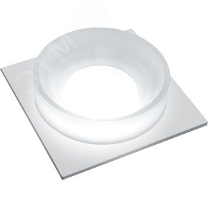 Светильник ИВО-50w G5.3 квадратный белый