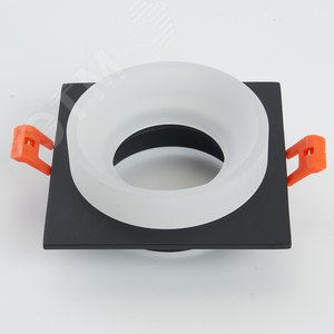 Светильник ИВО-50w G5.3 квадратный черный 2