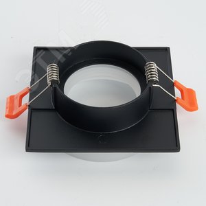 Светильник ИВО-50w G5.3 квадратный черный 3