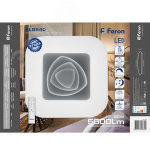 Светильник светодиодный ДБО-90w 3000-6500К max.5600Лм управляемый (AL5540) 7