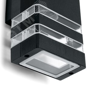 Светильник НБУ-2х60w вверх/вниз Е27 IP54 черный 3