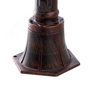 Светильник НТУ-60w столб Е27 IP44 коричневый 5