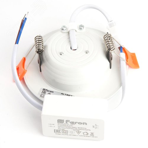 Светильник светодиодный ДВО-5w 4500К,400Лм,бел 2