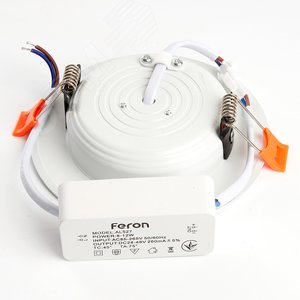 Светильник светодиодный ДВО-9w 4500К 720Лм белый 3