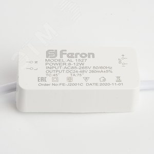 Светильник светодиодный ДВО-12w 4500К 960Лм белый 4