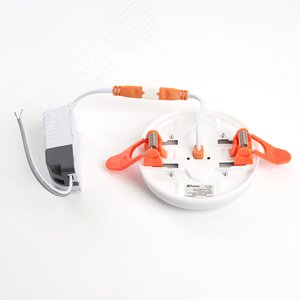 Светильник светодиодный ДВО-6w 4000К 600Лм slim белый с регулируемым монтажным диаметром (до 70мм) 3