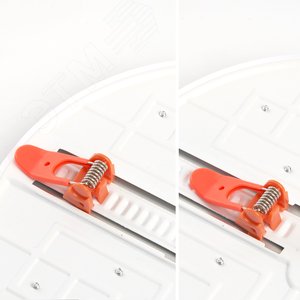 Светильник светодиодный ДВО-26w 6400К 2600Лм slim белый с регулируемым монтажным диаметром (до 170мм) - фото 4