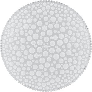 Светильник LED бытовой накл. с пультом AL3389 тарелка 72W 3000К-6000K белый | 41234 | Feron