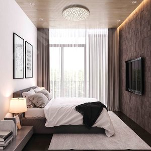 Светильник LED бытовой накл. с пультом AL3389 тарелка 72W 3000К-6000K белый | 41234 | Feron 4