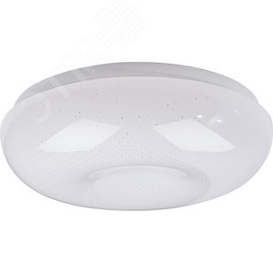 Светильник светодиодный ДБО-18w 4000К 1440Лм IP20 круглый белый c узором (AL749)