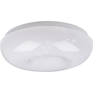 Светильник светодиодный ДБО-24w 4000К 1920Лм IP20 круглый белый c узором (AL749)