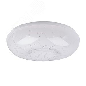 Светильник светодиодный ДБО-12w 4000К 960Лм IP20 круглый белый c узором (AL769)