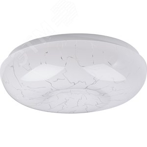 Светильник светодиодный ДБО-24w 4000К 1920Лм IP20 круглый белый c узором (AL769)