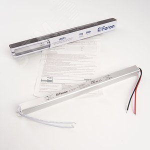 Драйвер светодиодный LED 36w 12v ультратонкий - фото 5