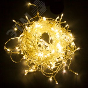 Гирлянда Занавес LED желтый 3х2 м IP44 - фото 3