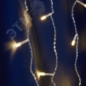Гирлянда-занавес 230V 480 LED 3*3м, 2700K, IP44 , сетевой шнур 3м в комплекте, CL24 | 41626 | FERON - фото 2
