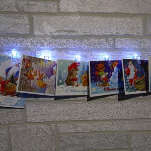 Гирлянда линейная Прищепки LED 5000К 1.8м USB - фото 4
