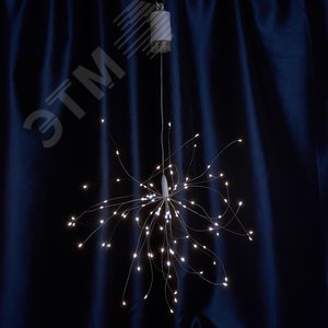 Гирлянда украшение Фейерверк 100 LED 0.3м, 5000K, батарейки 4*АА, IP20, CL595 | 41655 | FERON - Feron