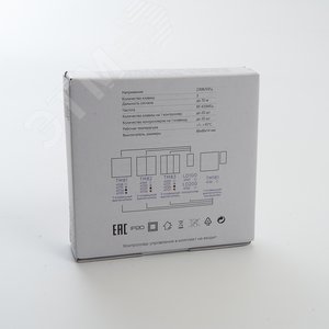 Кнопка-выключатель беспроводной 230V 500W трехклавишный, золото - фото 8
