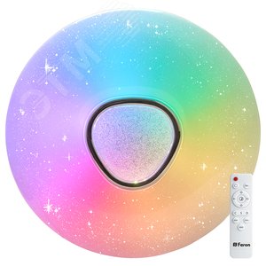 Светильник светодиодный ДБО-60w RGB+CCT 3000-6000К max 5000Лм управляемый (AL5777 RAINBOW) - Feron