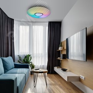 Светильник светодиодный ДБО-60w RGB+CCT 3000-6000К max 5000Лм управляемый (AL5777 RAINBOW) - фото 7