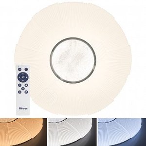 Светильник LED бытовой накл. с пультом AL4053 тарелка 72W 3000К-6000K белый | 41232 | Feron