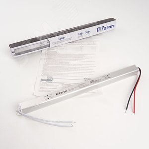 Драйвер светодиодный LED 36w 24v ультратонкий - фото 5