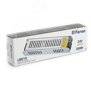 Трансформатор электронный для светодиодной ленты 200W 24V (драйвер), LB019 FERON | 48047 | FERON - фото 5