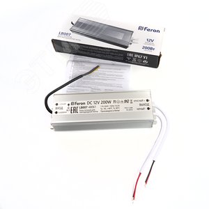 Трансформатор электронный для светодиодной ленты 150W 12V IP67 (драйвер), LB007 FERON | 48060 | FERON - фото 5
