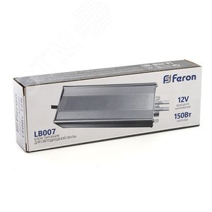 Трансформатор электронный для светодиодной ленты 150W 12V IP67 (драйвер), LB007 FERON | 48060 | FERON - фото 6