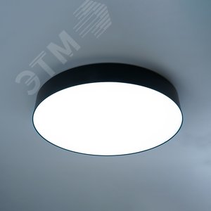 Светильник светодиодный управляемый с пультом 60W, Max. 3600Lm, 3000К-6500K, AL6200 “Simple matte” черный | 48066 | FERON - фото 4