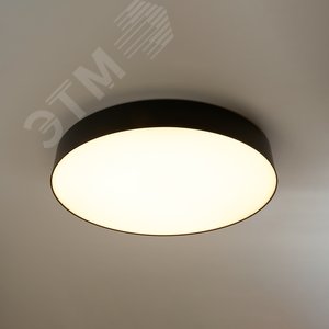 Светильник светодиодный управляемый с пультом 60W, Max. 3600Lm, 3000К-6500K, AL6200 “Simple matte” черный | 48066 | FERON - фото 5