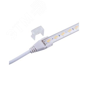 Лента светодиодная,120SMD(5730)/м 11Вт/м 220V IP65 50м, 4000K, FERON LS705 с 1 сетевым шнуром, 2 заглушками, 2 коннекторами в комплекте | 48140 | FERO - фото 3