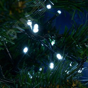 Гирлянда линейная Кластер, 1000 LED 5000K, 20м + 3м (с контроллером)  зеленый шнур,  IP20  CL10 | 48180 | FERON - фото 2
