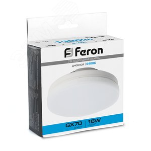 Лампа cветодиодная, (15W) 230V GX70 6400K, LB-472 | 48305 | FERON - фото 2